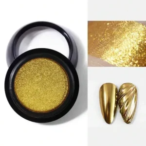 Efecto espejo dorado