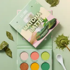 paleta de sombras matcha